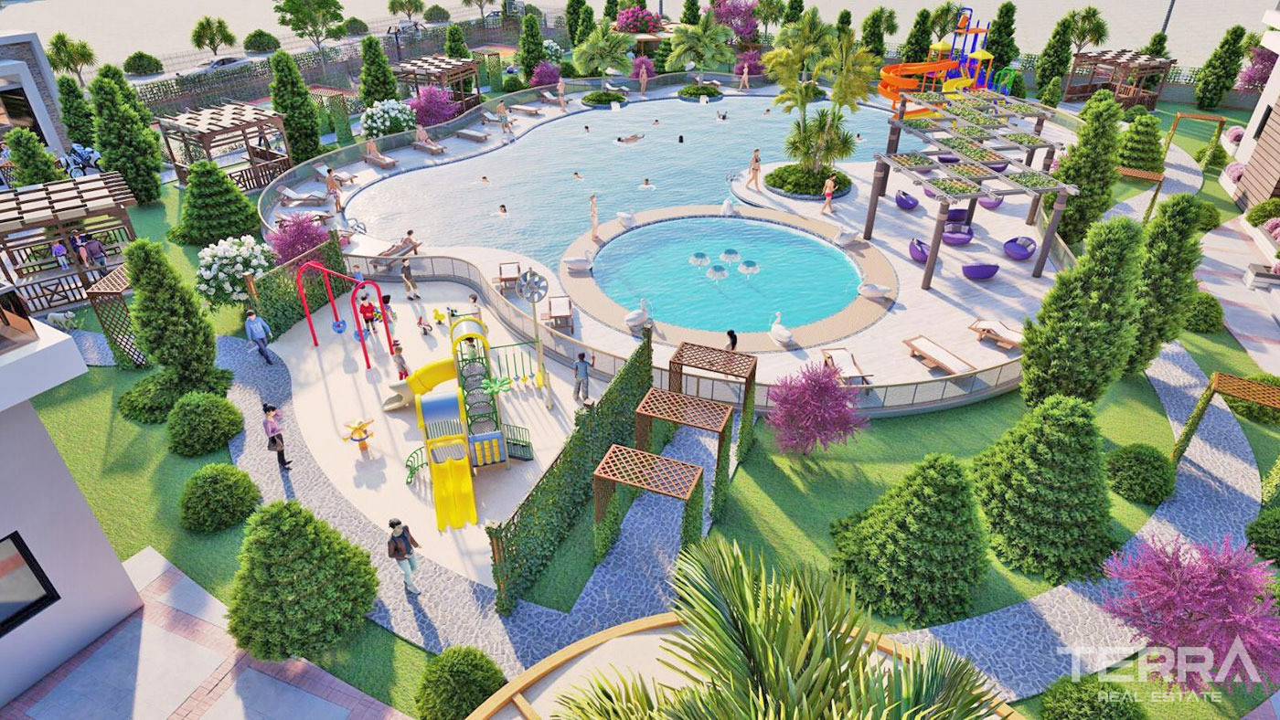 Sun-Soaked Sea View Apartments in Tece, Mersin Close to the Beach - 69107