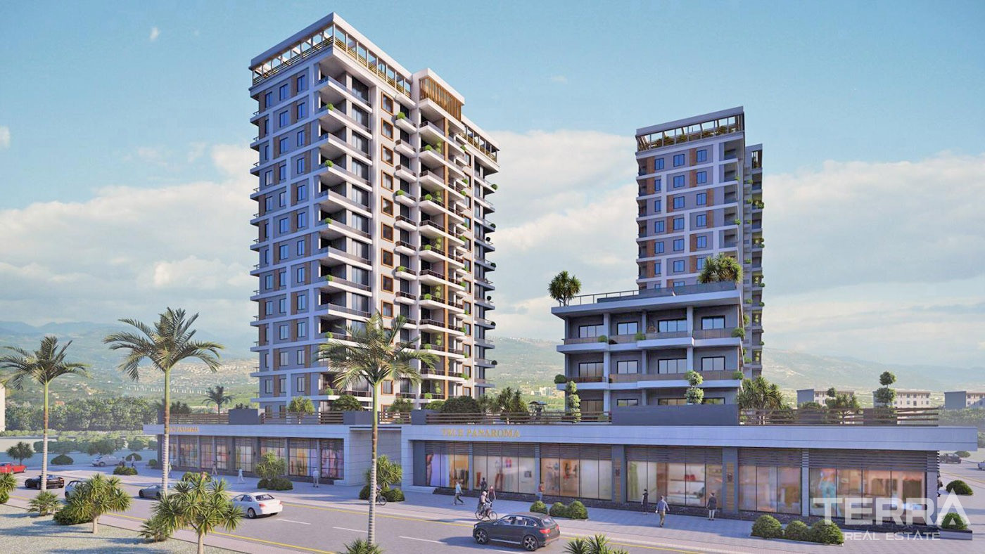 Sun-Soaked Sea View Apartments in Tece, Mersin Close to the Beach - 69114