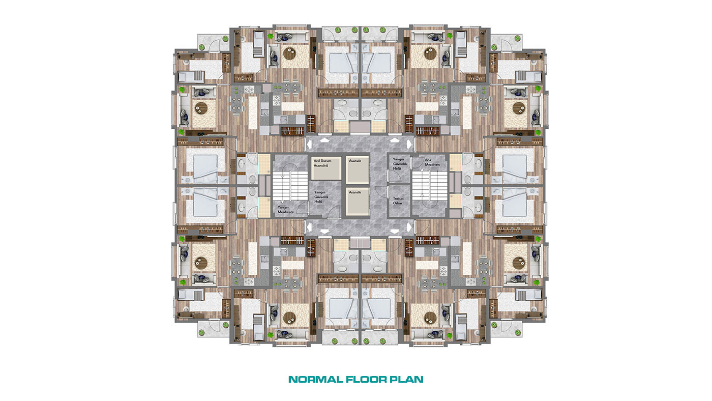 Well-Located Investment Apartments in Kağıthane, Istanbul - 69166