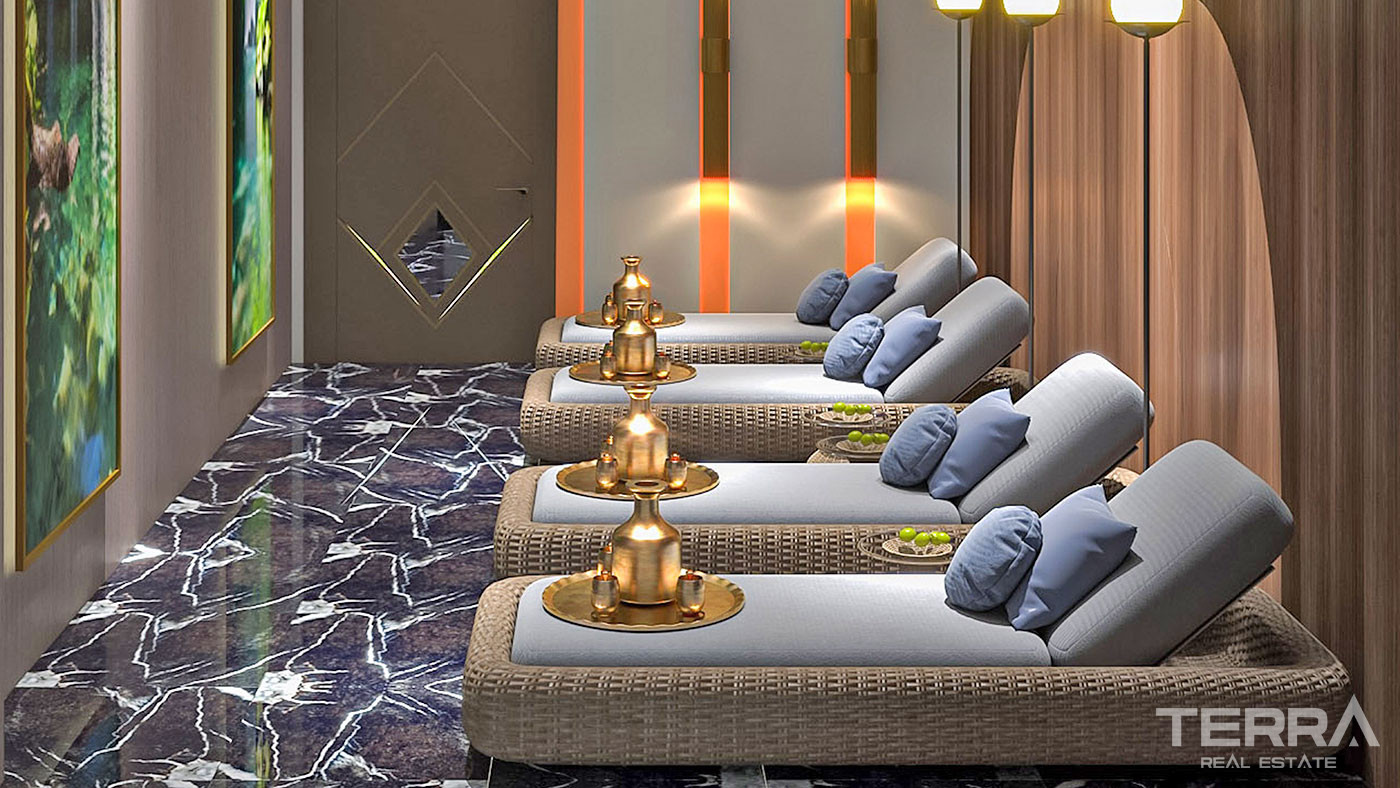 Modernly Designed Alanya Villas Intertwined with Nature in Kargıcak - 69296