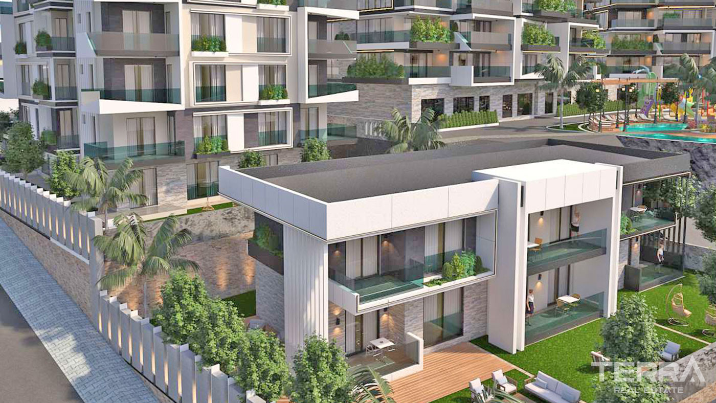 Modernly Designed Alanya Villas Intertwined with Nature in Kargıcak - 69302