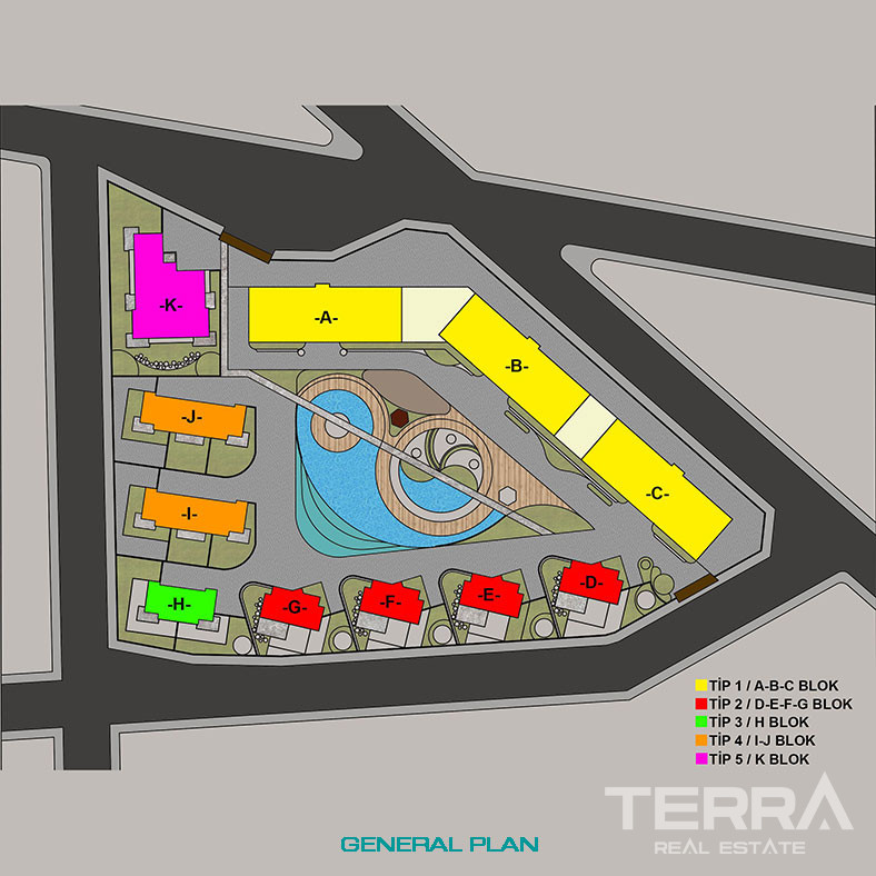 Modernly Designed Alanya Villas Intertwined with Nature in Kargıcak - 75979