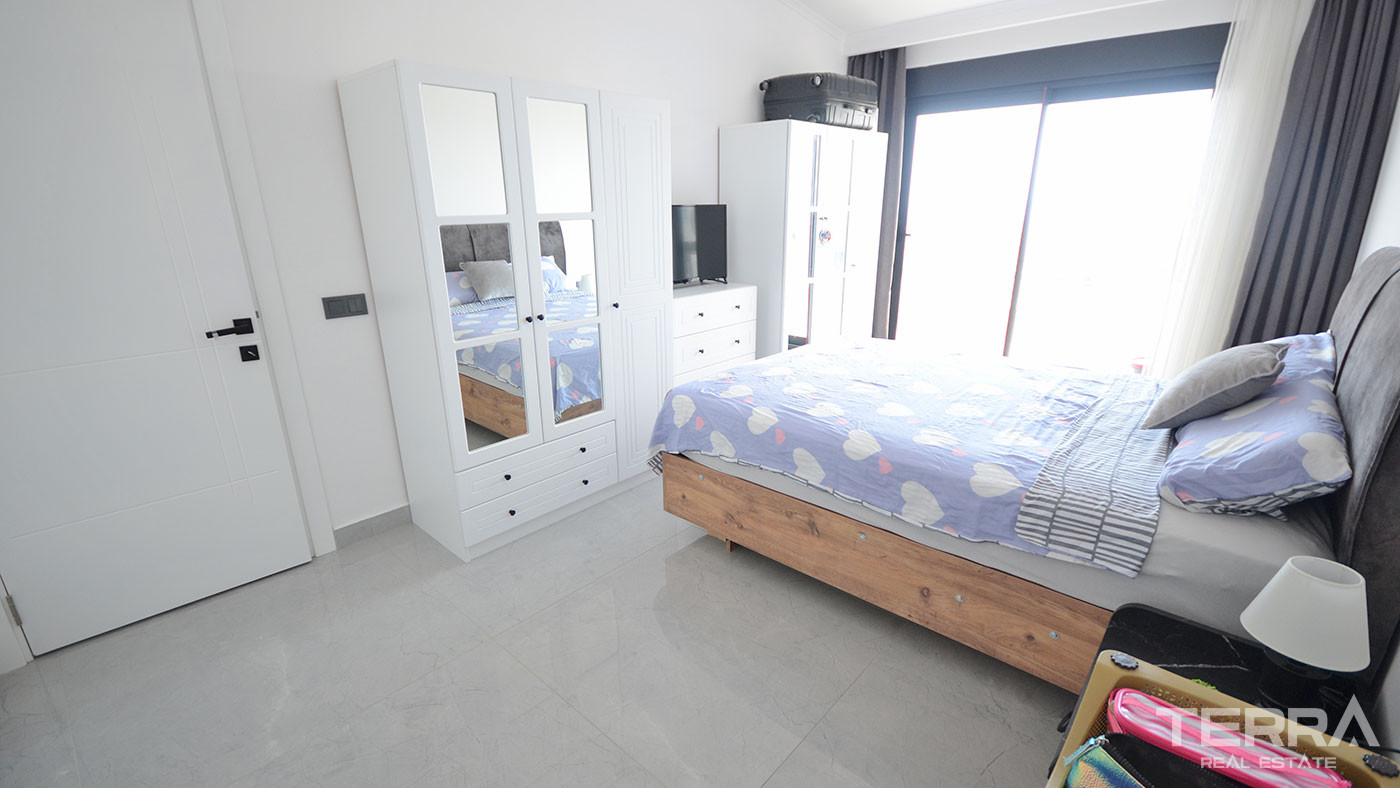 Apartament z widokiem na morze w Kargıcak w Alanyi w pobliżu plaży - 69527