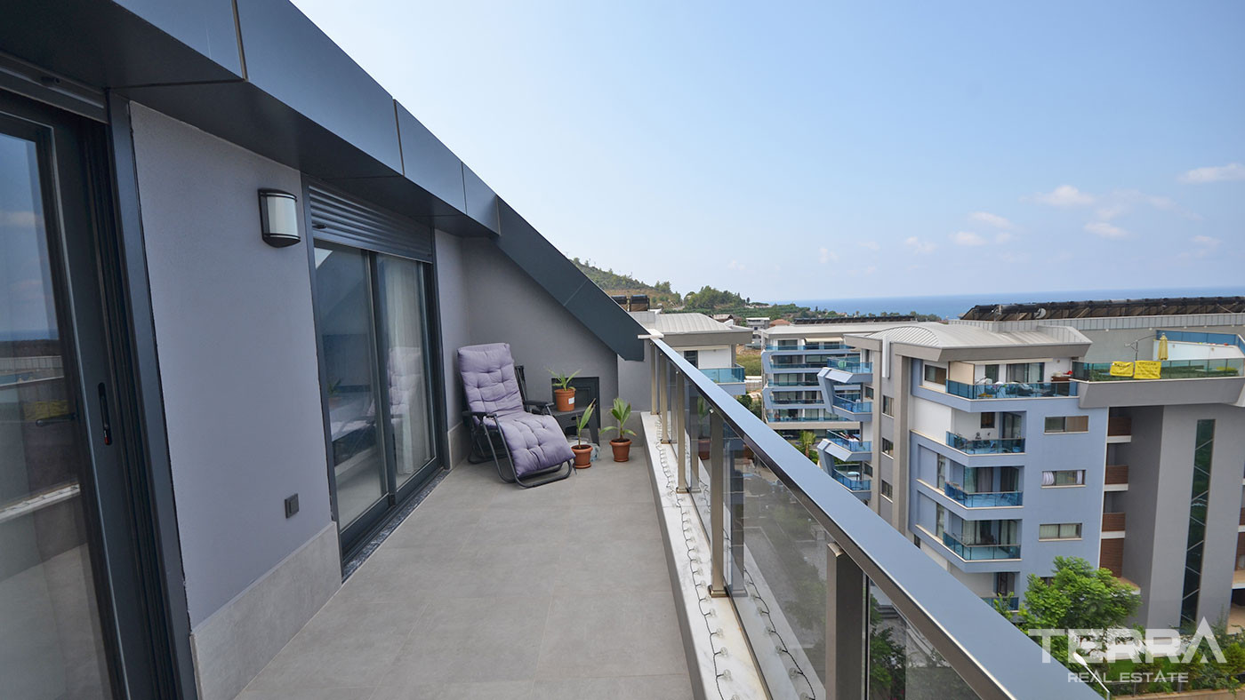 Apartament z widokiem na morze w Kargıcak w Alanyi w pobliżu plaży - 69530