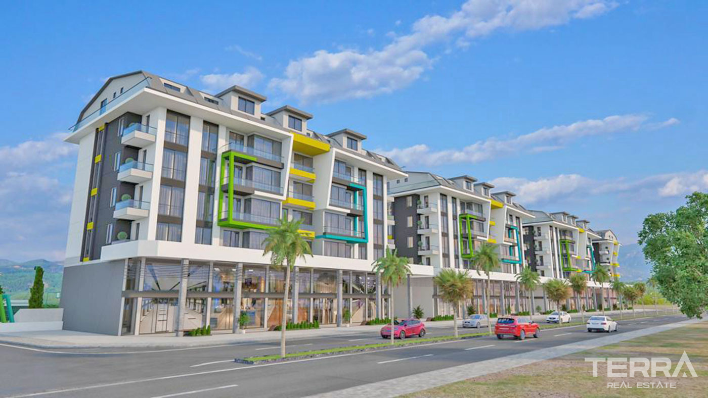 Cozy Resale Apartment 100 m Distance to the Beach  in Alanya Kargıcak - 69744