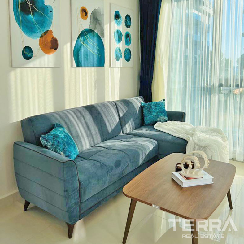 Cozy Resale Apartment 100 m Distance to the Beach  in Alanya Kargıcak - 69761