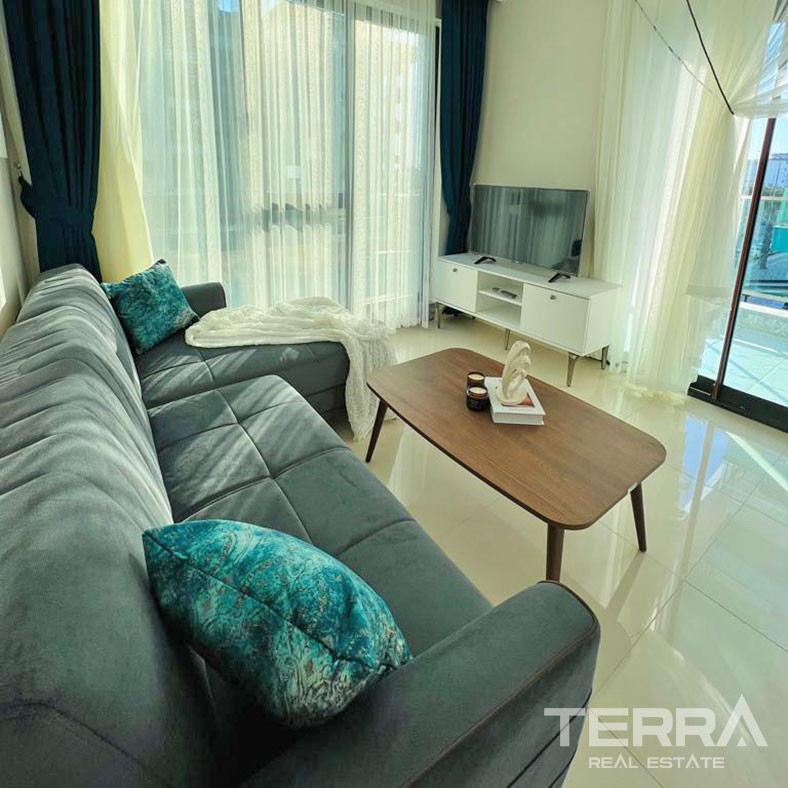 Cozy Resale Apartment 100 m Distance to the Beach  in Alanya Kargıcak - 69762