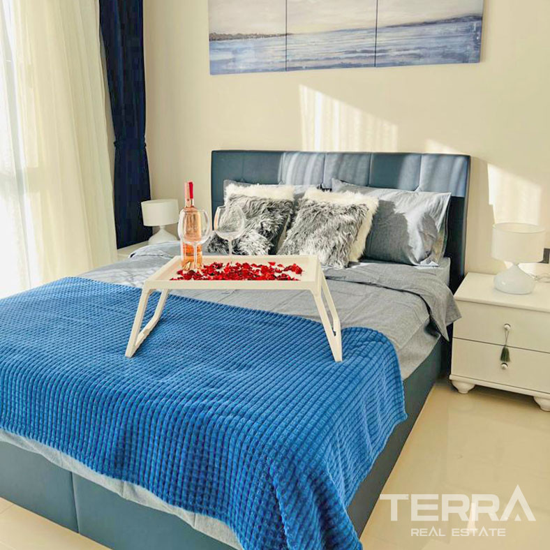 Cozy Resale Apartment 100 m Distance to the Beach  in Alanya Kargıcak - 69765