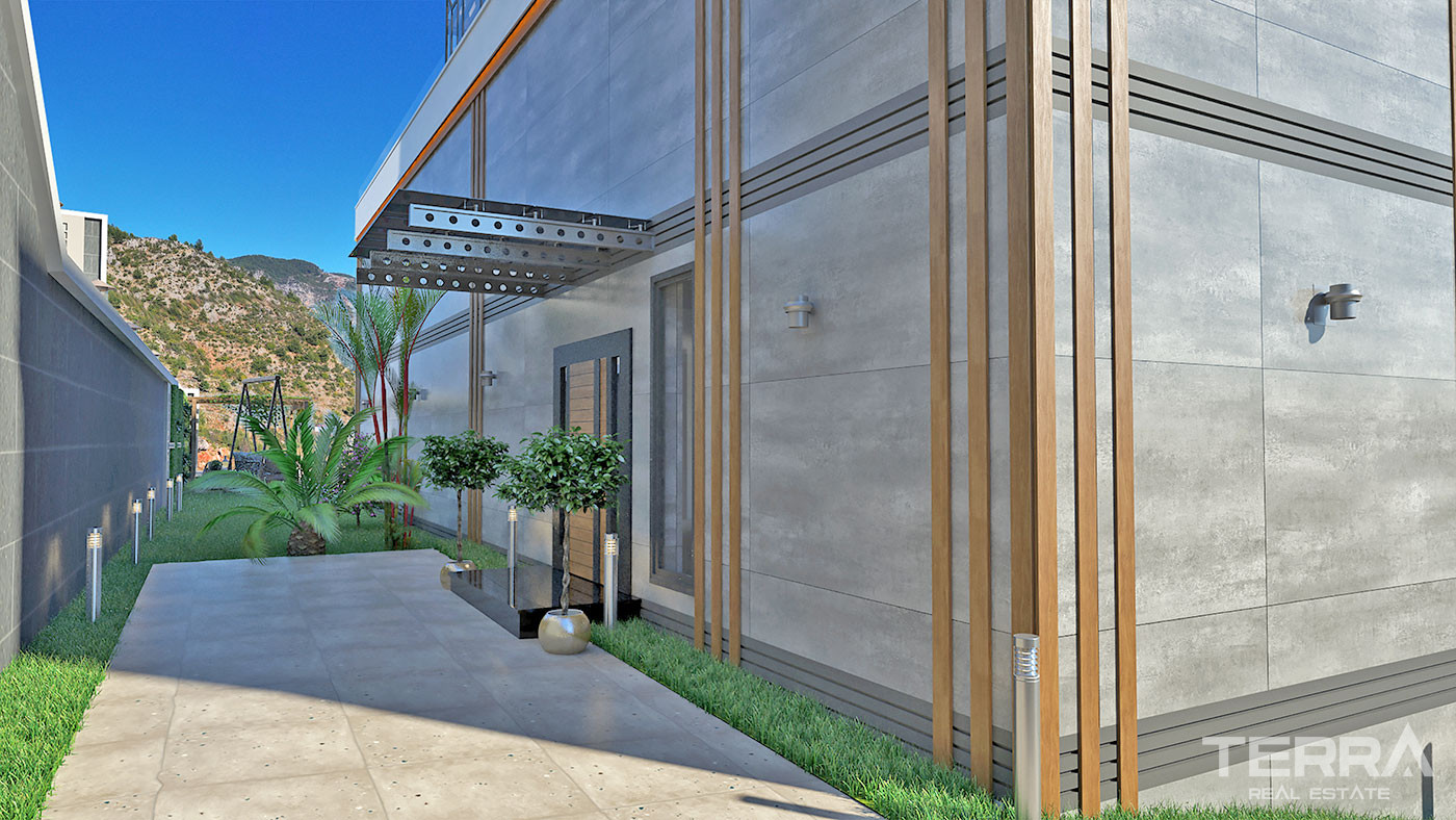 Spacious Sea View Villa with Private Swimming Pool in Alanya Tepe - 69796