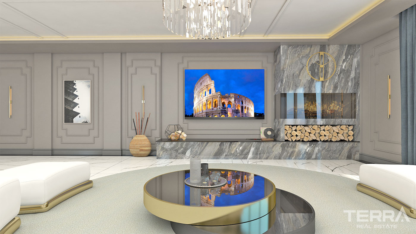 Spacious Sea View Villa with Private Swimming Pool in Alanya Tepe - 69823