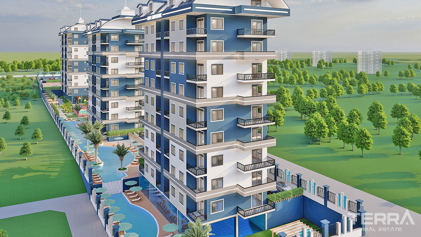 New Apartments Intertwined with the City and Nature in Alanya, Konaklı