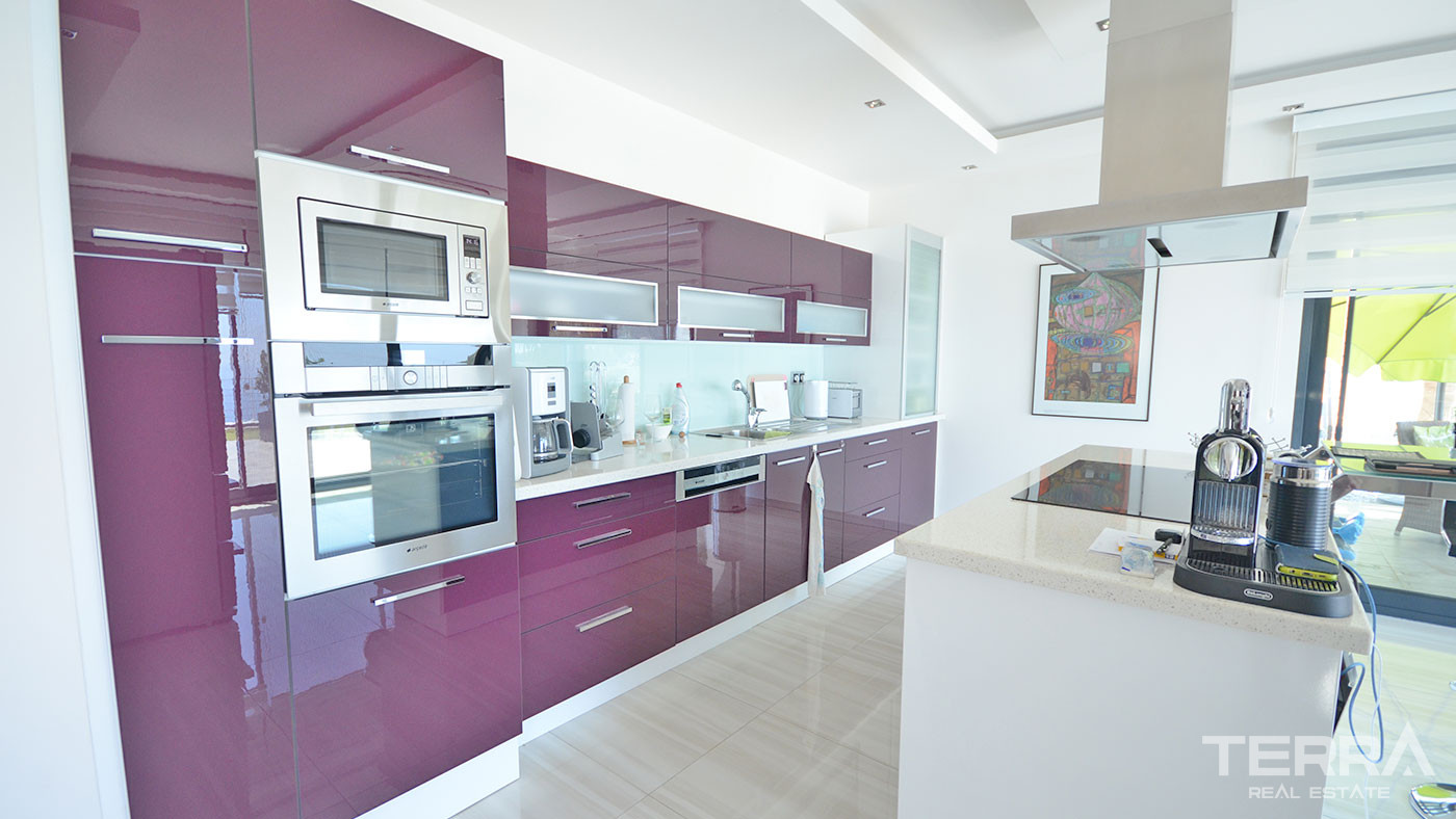 Luxury Furnished Resale Villa with 1600 m2 Land Plot in Tepe, Alanya - 70092