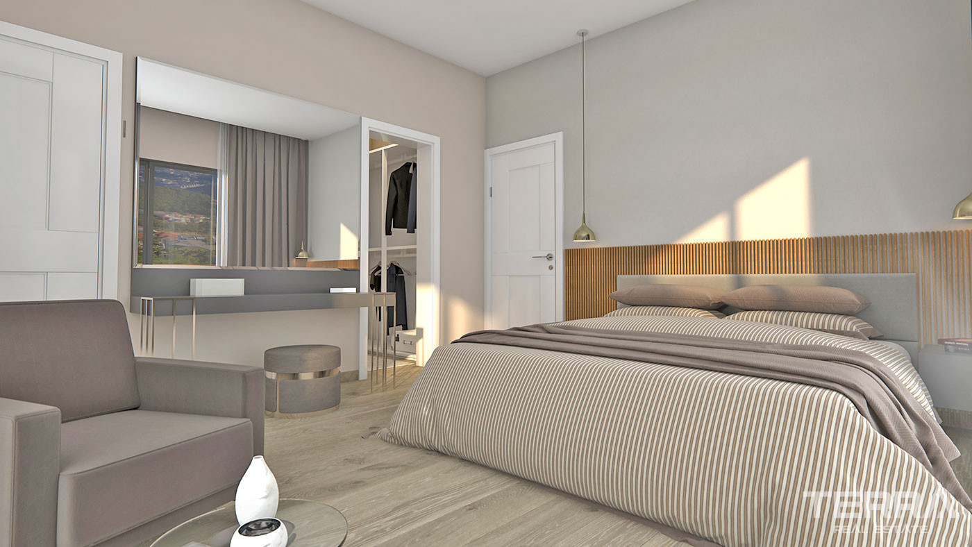 Villen mit Meerblick in Alanya Tepe Entworfen, um Privatsphäre und Komfort zu bieten - 70162