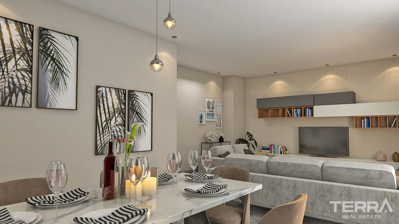 Villen mit Meerblick in Alanya Tepe Entworfen, um Privatsphäre und Komfort zu bieten - 70168