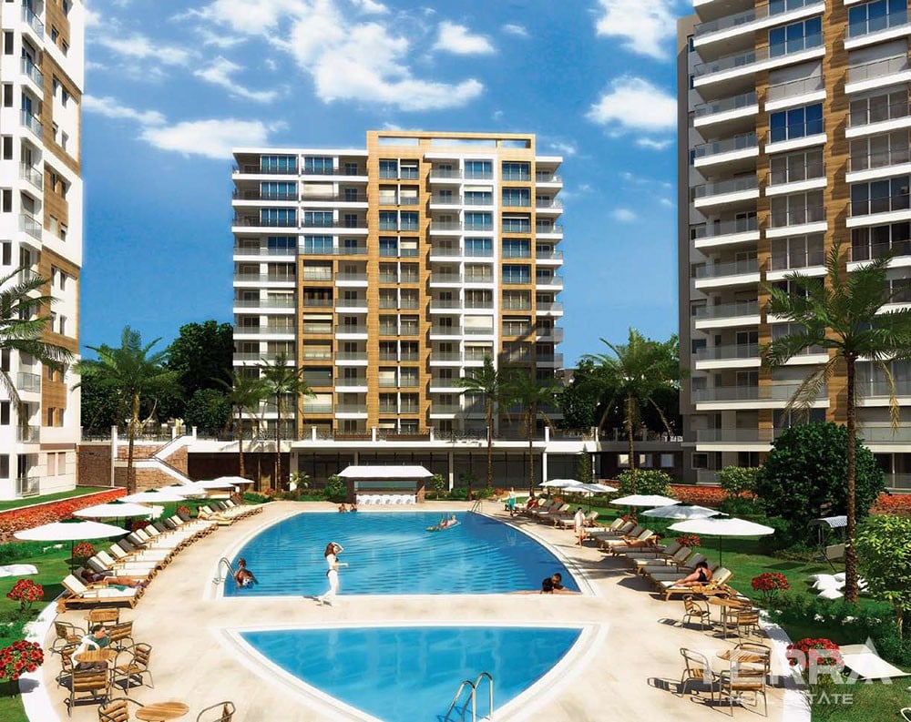 Düden Park Homes Lägenheter i Antalya Centrum med Bästa Havsutsikten