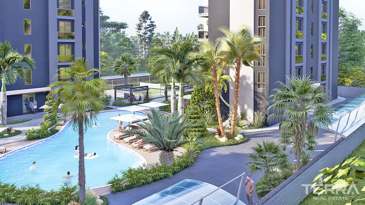 Antalya Apartments with Modern Design and Luxury Touches in Altıntaş - 70390