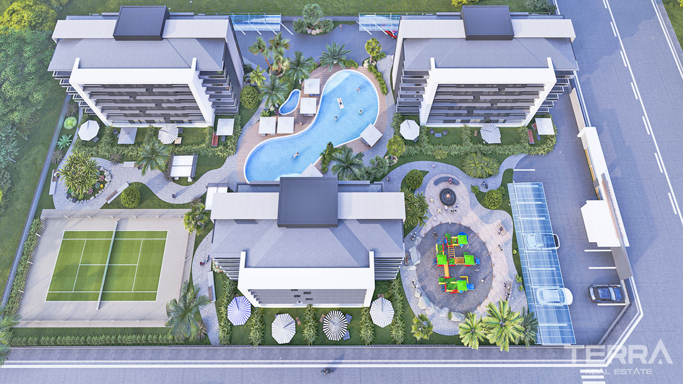 Antalya Apartments with Modern Design and Luxury Touches in Altıntaş - 70419