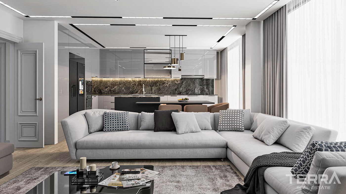 Antalya Apartments with Modern Design and Luxury Touches in Altıntaş - 70424