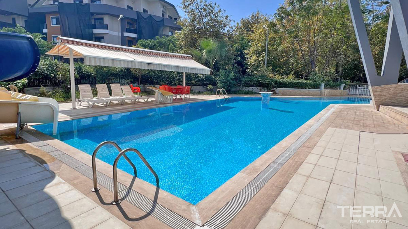 Furnished Resale Apartment in Alanya with an Incredible Green View - 70567