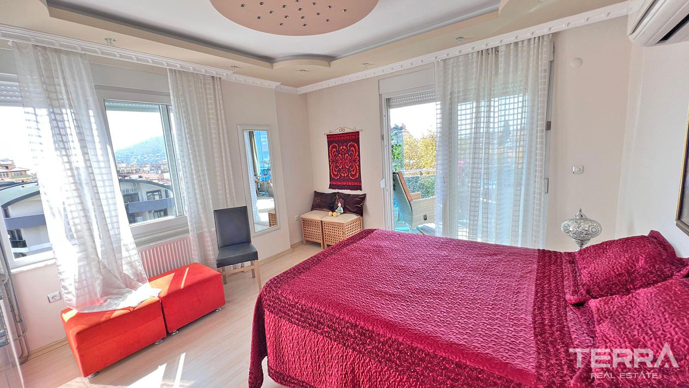 Furnished Resale Apartment in Alanya with an Incredible Green View - 70574