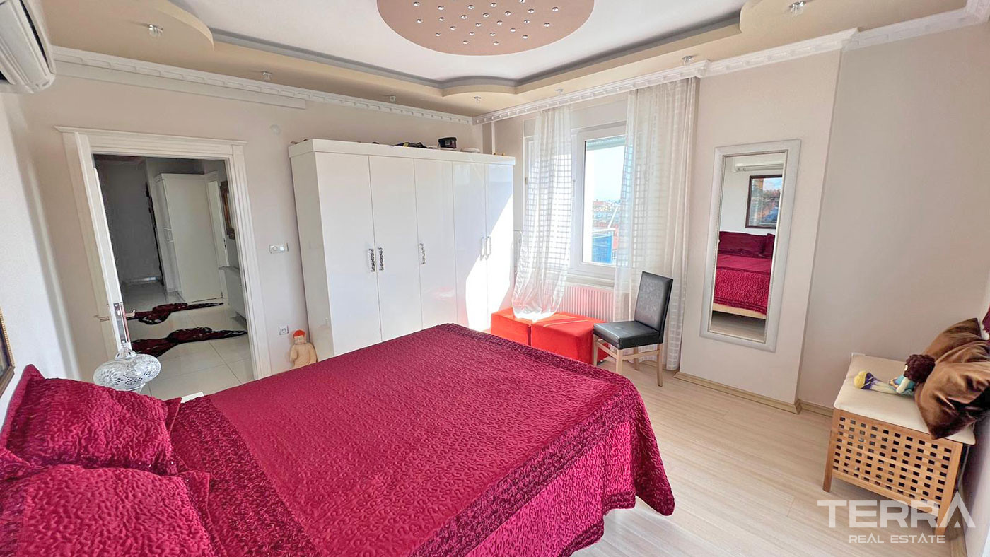 Furnished Resale Apartment in Alanya with an Incredible Green View - 70575