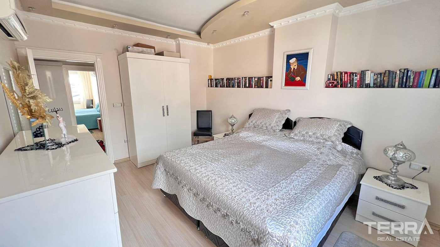 Furnished Resale Apartment in Alanya with an Incredible Green View - 70577