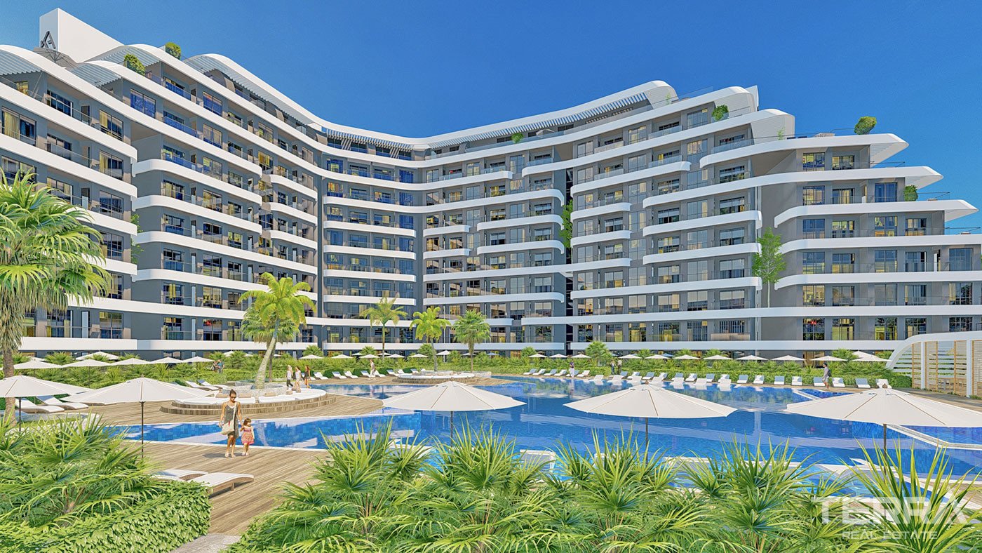 Exclusive 5-Star Antalya Apartments Close to the Beach in Altıntaş