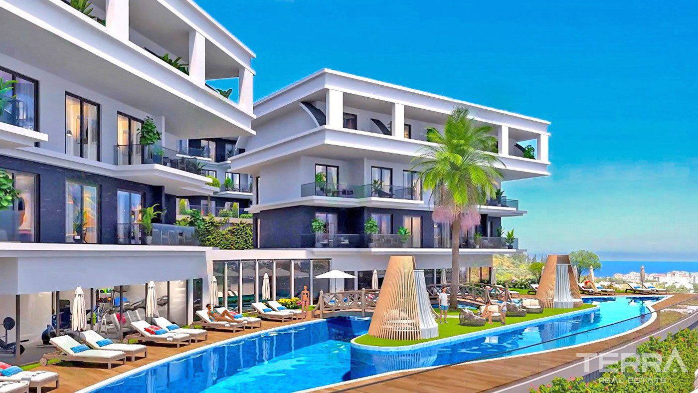 Extensive Social Amenities from Modern and Luxurious Villas in Alanya - 70741