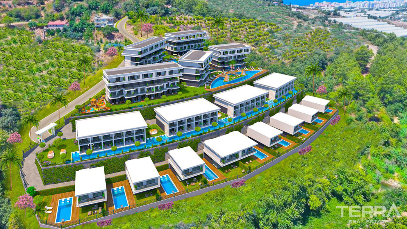 Extensive Social Amenities from Modern and Luxurious Villas in Alanya - 70747