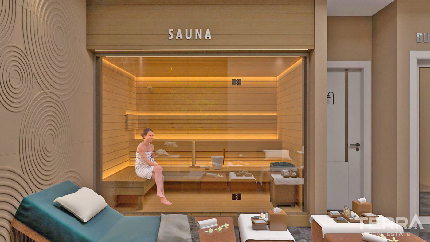 Extensive Social Amenities from Modern and Luxurious Villas in Alanya - 70748