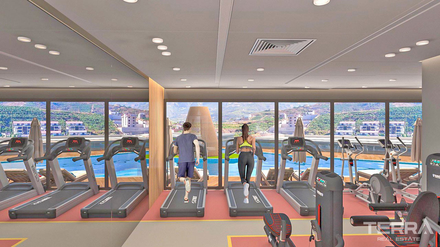 Extensive Social Amenities from Modern and Luxurious Villas in Alanya - 70753