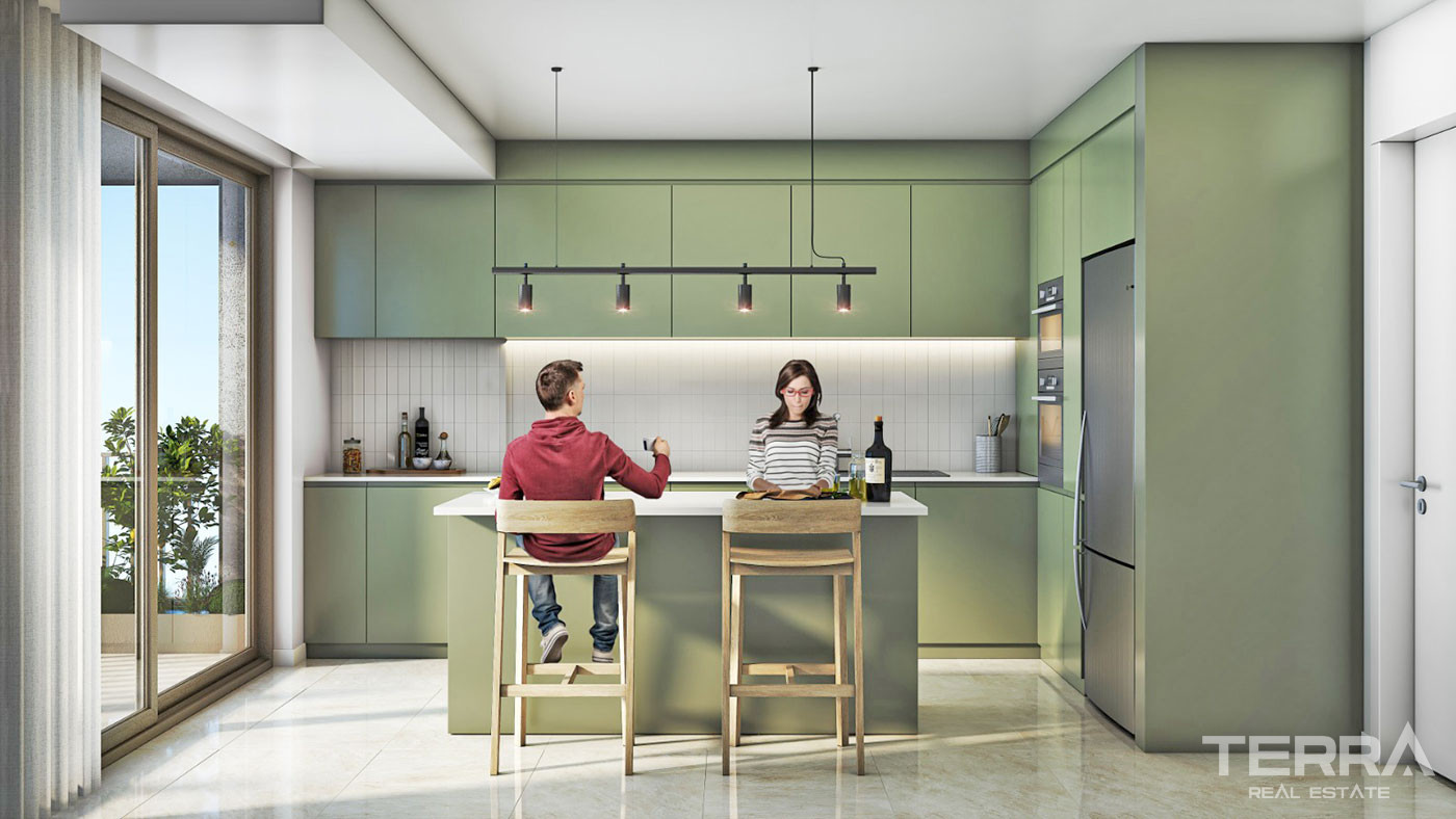 Investment Apartments with Flexible Payment Plan in Mersin Mezitli - 71164
