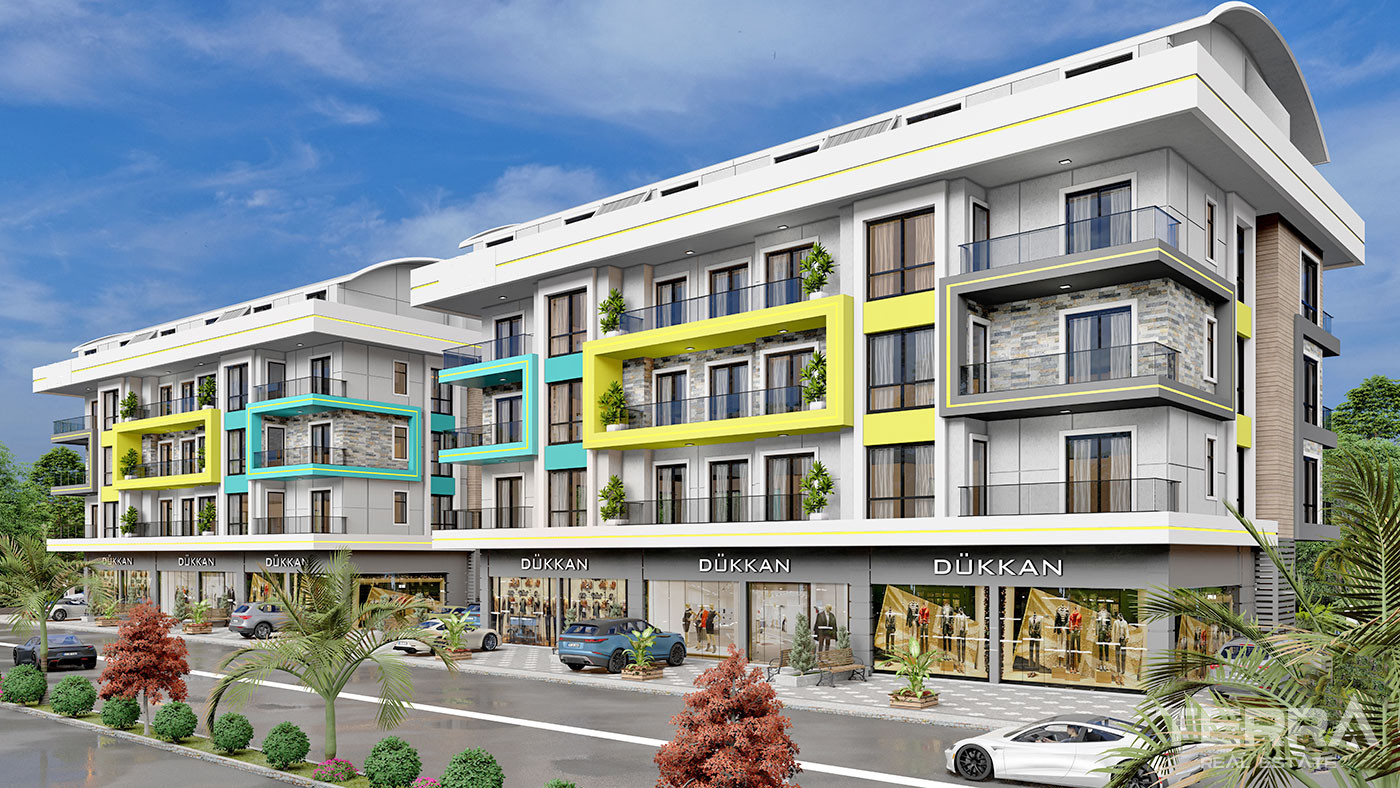 Investment Apartments with Various Social Facilities in Alanya, Oba - 71324
