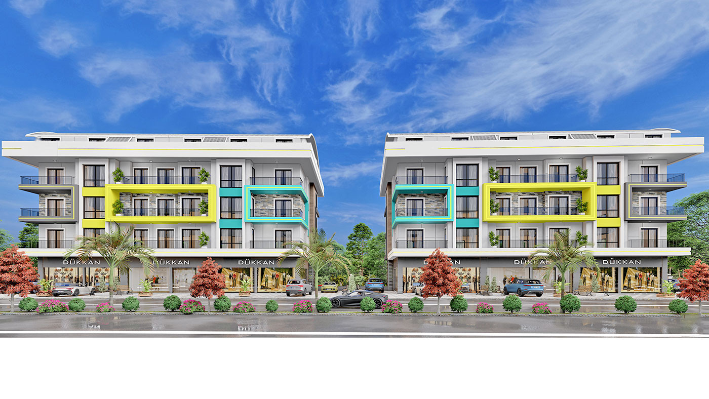 Investment Apartments with Various Social Facilities in Alanya, Oba - 71326