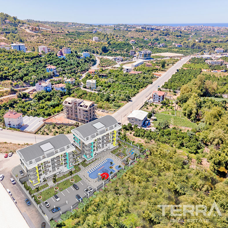 Investment Apartments with Various Social Facilities in Alanya, Oba - 71328