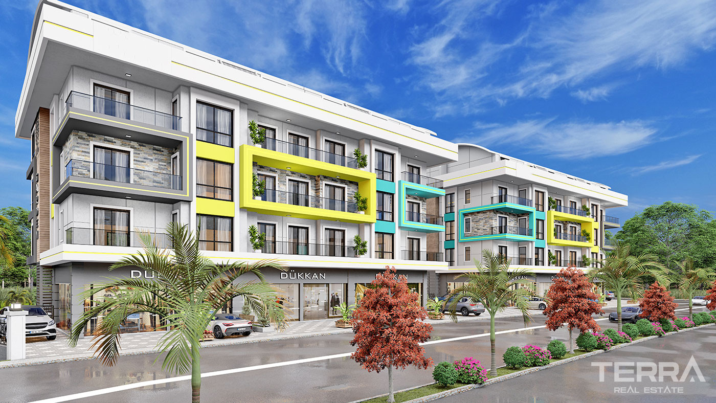 Investment Apartments with Various Social Facilities in Alanya, Oba - 71331