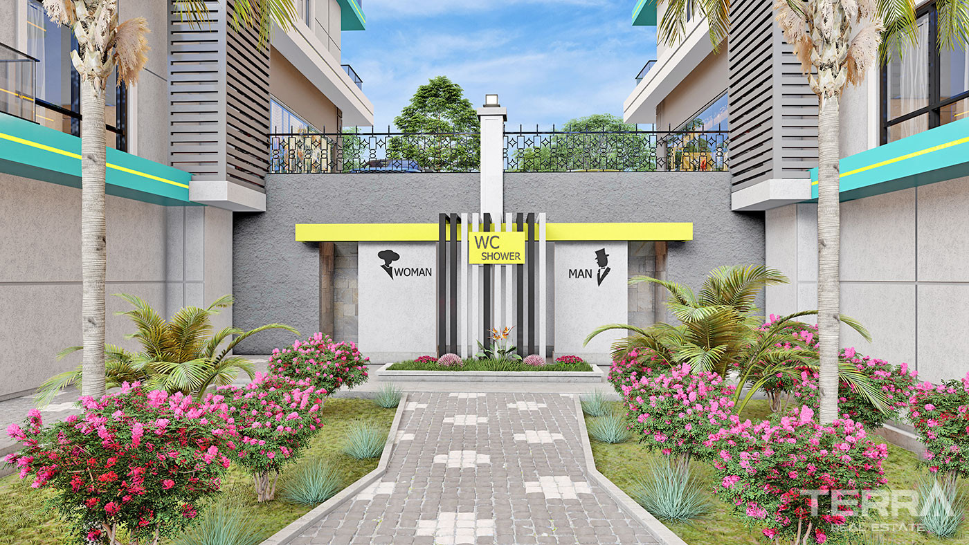 Investment Apartments with Various Social Facilities in Alanya, Oba - 71335