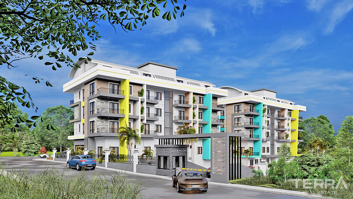 Investment Apartments with Various Social Facilities in Alanya, Oba - 71337