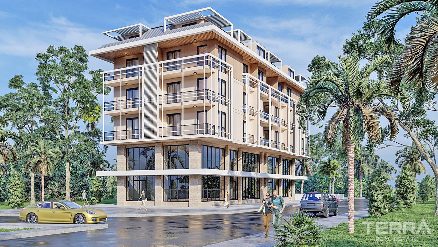 Luxury Apartments with Rental Income Potential in the Center of Alanya