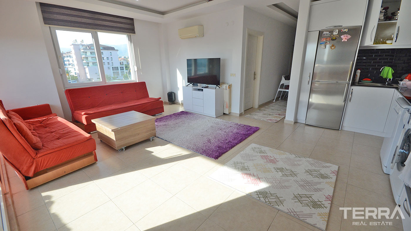 1 + 1 Wiederverkaufswohnung zum Verkauf in Kestel, Alanya, 140 m vom Strand entfernt - 71500