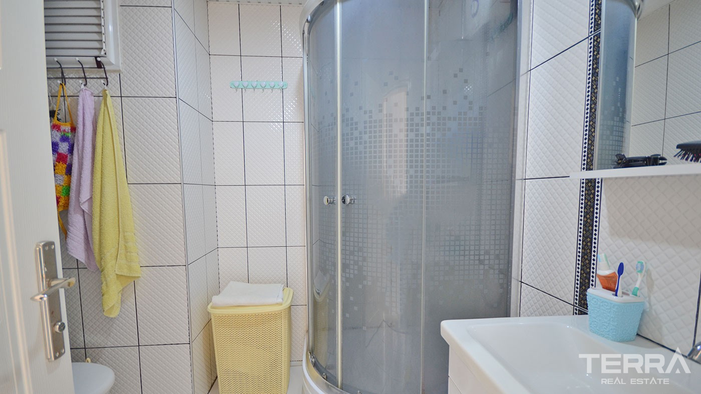 1 + 1 Wiederverkaufswohnung zum Verkauf in Kestel, Alanya, 140 m vom Strand entfernt - 71507