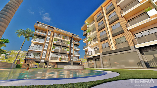 Nouveaux appartements au design moderne à vendre à Alanya, Oba