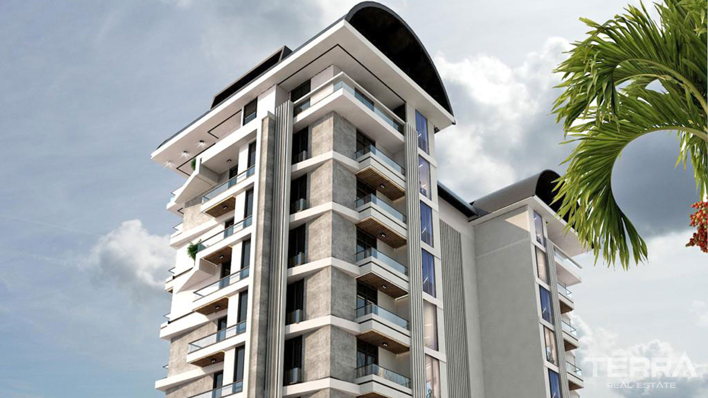 Apartments in einem Luxuskomplex in Strandnähe in Mahmutlar, Alanya - 71508