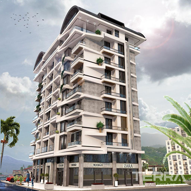 Apartments in einem Luxuskomplex in Strandnähe in Mahmutlar, Alanya - 71509