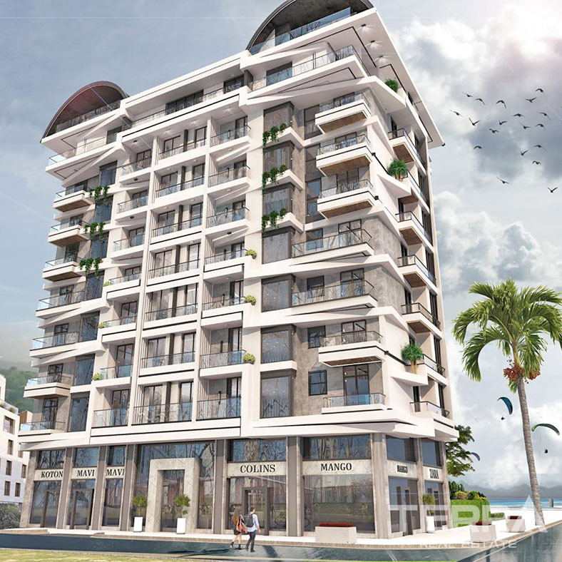 Apartments in einem Luxuskomplex in Strandnähe in Mahmutlar, Alanya - 71513