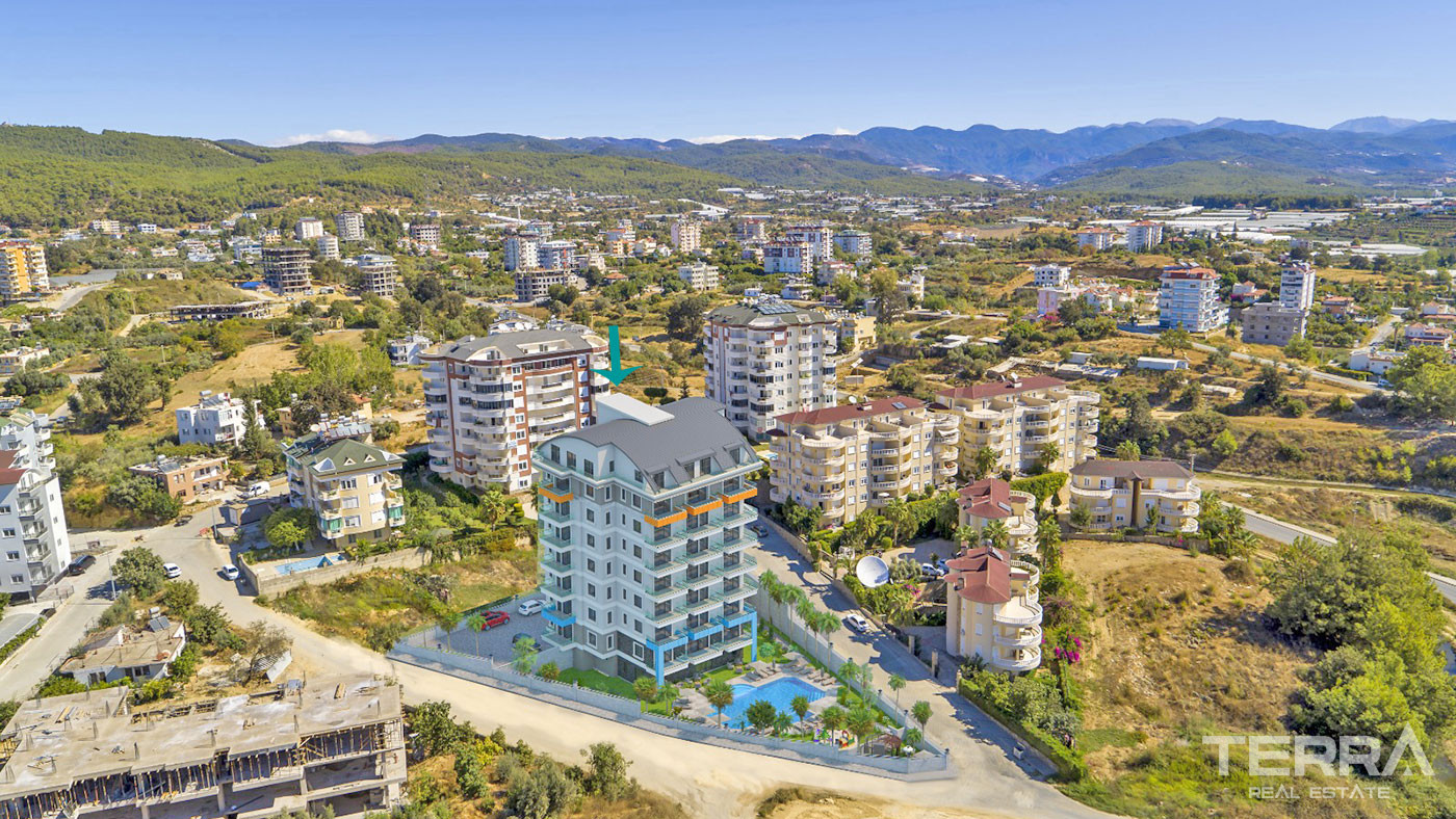 Luxury Brand New Apartments with Shared Pool in Alanya Avsallar - 71891