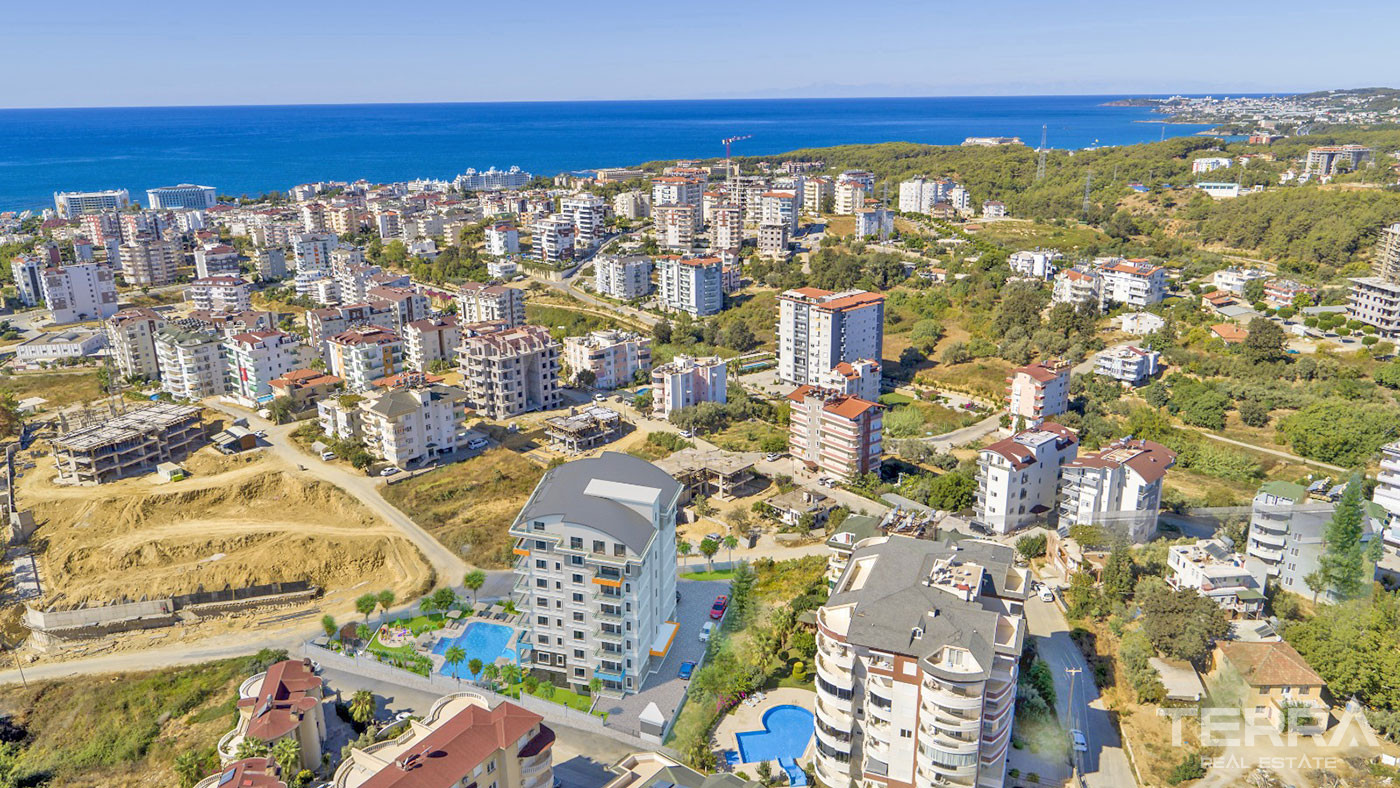 Luxury Brand New Apartments with Shared Pool in Alanya Avsallar - 71892