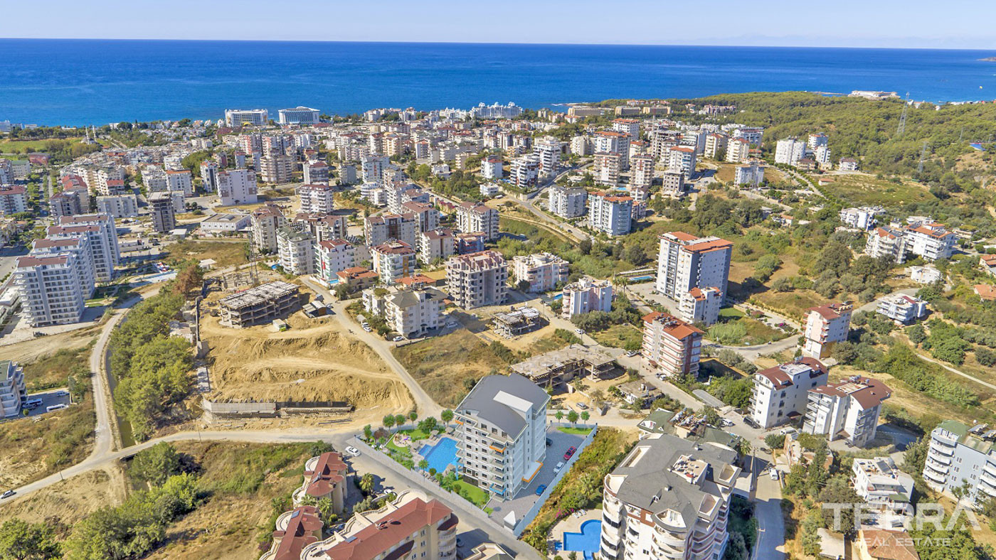 Luxury Brand New Apartments with Shared Pool in Alanya Avsallar - 71894