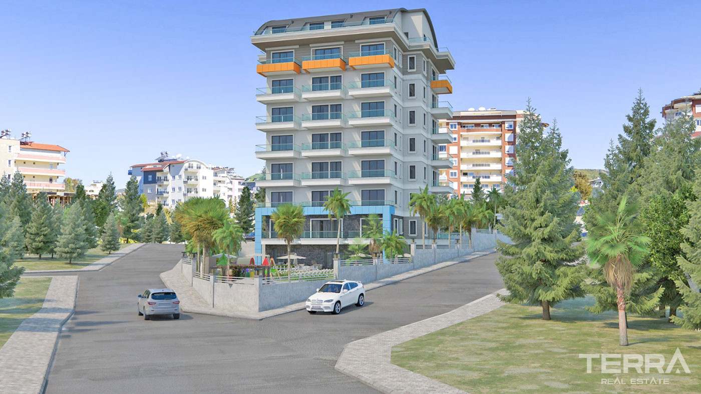 Luxury Brand New Apartments with Shared Pool in Alanya Avsallar - 71898