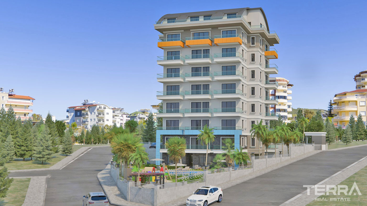Luxury Brand New Apartments with Shared Pool in Alanya Avsallar - 71904